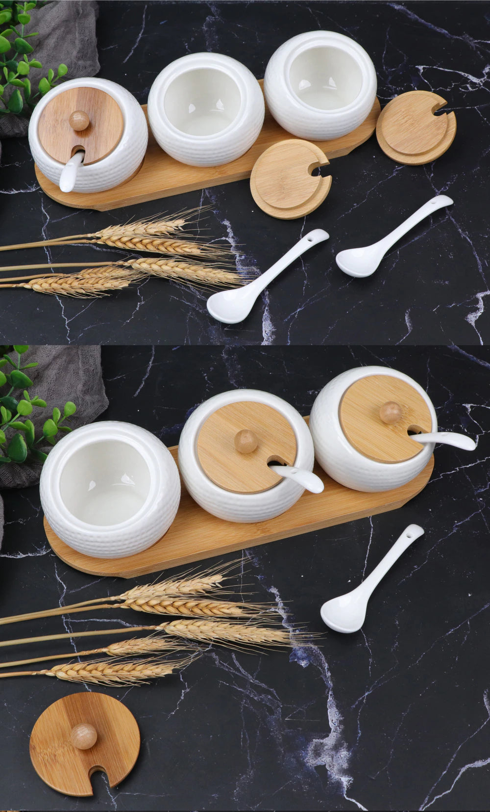 How Sweet - Condiment Jar with Ceramic Spoon